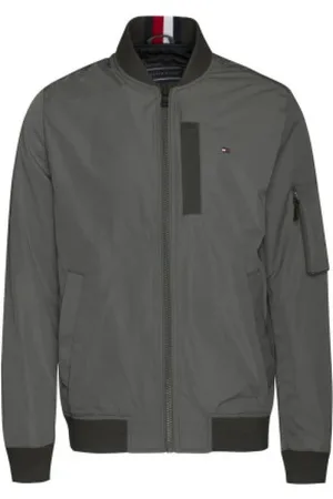 Tommy Hilfiger Bomber Jackets, male, , Size: L Striped Bomber Jacket