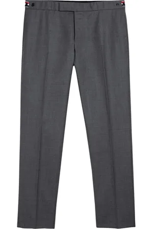 Thom Browne Slim-fit Trousers, male, , Size: L Slim Fit Trousers