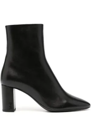 Saint Laurent Heeled Boots, female, , Size: 6 US Leather Ankle Boots