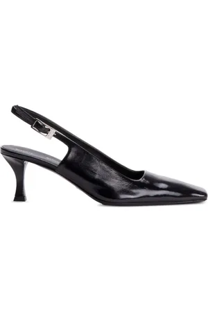 Proenza Schouler Pumps, female, , Size: 6 US Leather Slingback Trap Pumps