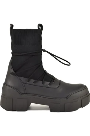 vic matiè Lace-up Boots, female, , Size: 11 US Ice Gray Booties for Women