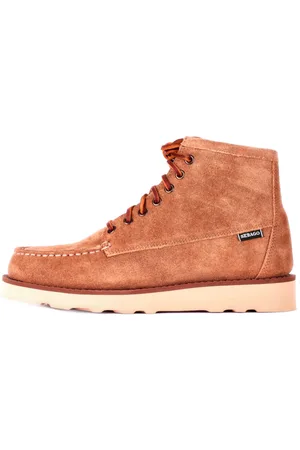 SEBAGO Lace-up Boots, male, , Size: 11 US Suede Logo Boots Rubber Sole