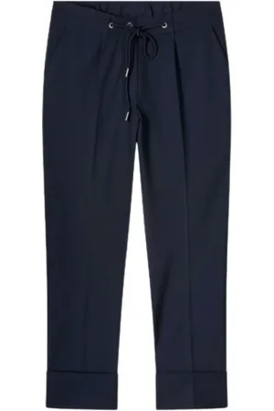 Summum Woman Cropped Trousers, female, , Size: 2XS Modern Pleated Trousers