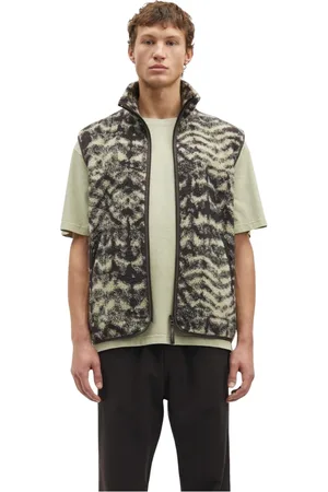 Samsøe Samsøe Vests, male, , Size: S Scandinavian Zip Vest AOP