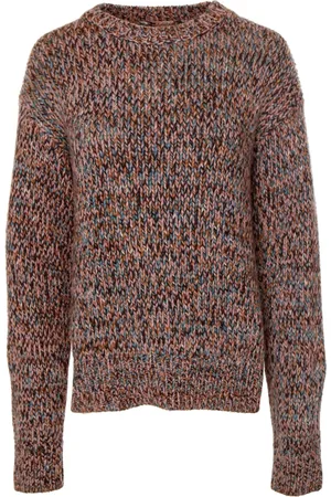 Samsøe Samsøe Round-neck Knitwear, female, , Size: S Chunky Knit Sweater Sacharlie