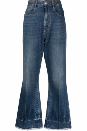 Stella McCartney Flared Jeans, female, , Size: W30 Vintage Denim Crop Flare Jeans