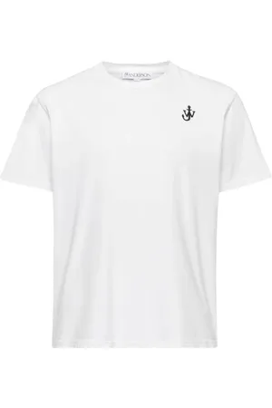 J.W.Anderson T-Shirts, male, , Size: M Anchor Embroidered T-shirt