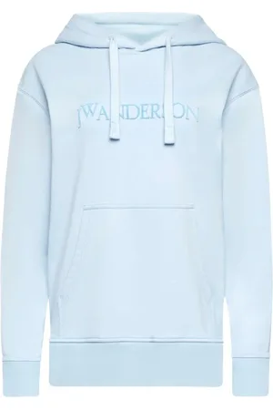 J.W.Anderson Hoodies, male, , Size: L Sky Hoodie with Logo