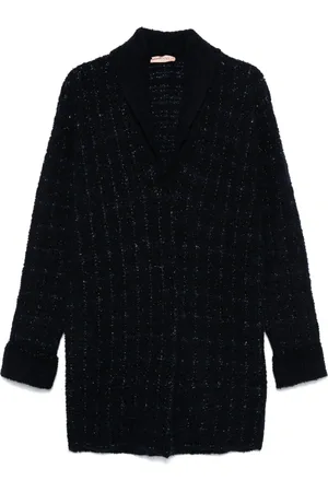 Twin-Set Cardigans, female, , Size: S Knit Coat