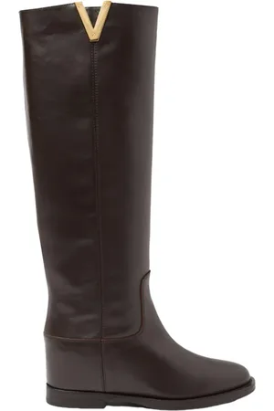 Via Roma High Boots, female, , Size: 8 1/2 US Leather Boot 2568