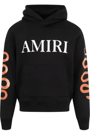 AMIRI Hoodies, male, , Size: XL Snake Print Hoodie Sweater