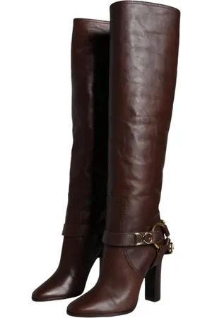 Dolce & Gabbana High Boots, female, , Size: 6 US Leather Knee-High Boots