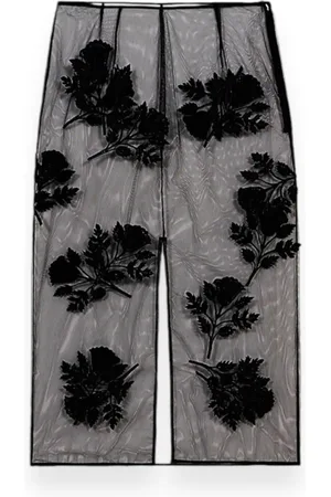 BLUMARINE Midi Skirts, female, , Size: S Flower Embroid Skirt