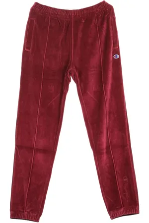 Champion Sweatpants, male, , Size: S Burgundy Straight Hem Pants