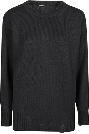 Canessa Cashmere Knitwear, female, , Size: S Round Neck Sweater