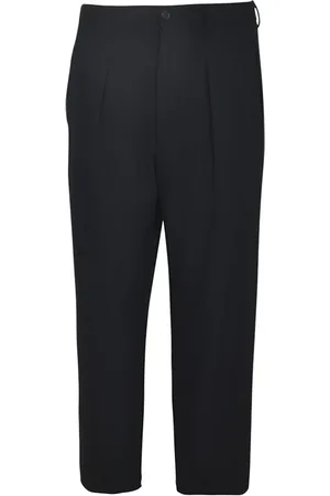 Giorgio Armani Slim-fit Trousers, male, , Size: XL Elegant Trousers for Men