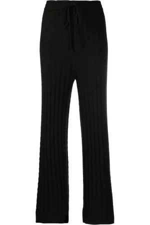 Totême Straight Trousers, female, , Size: M Knit Cable Trousers