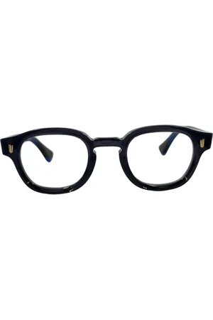 Cutler and Gross Glasses, unisex, , Size: ONE SIZE Rounded Square Eyewear - Gray Transparent