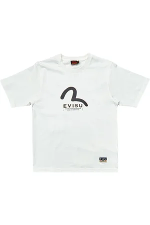 Evisu T-Shirts, male, , Size: M Seagull Print Multi-pocket T-Shirt Bianca