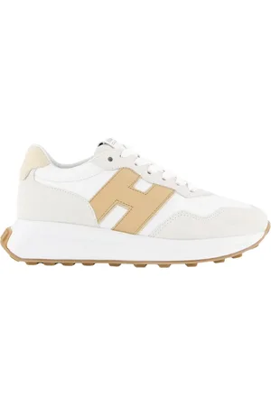 Hogan Sneakers, female, , Size: 8 US Lace-Up Patch Sneakers