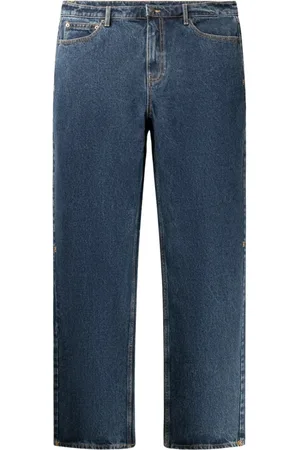 Daily paper Straight Jeans, male, , Size: M Straight Fit Zipper Jeans