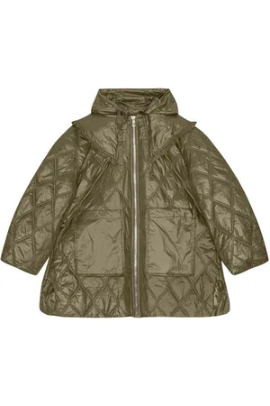 Ganni Winter Jackets, female, , Size: 2XS/XS Quilted Zip Jacket