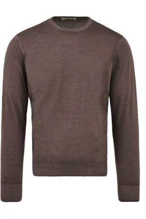 FILIPPO DE LAURENTIIS Round-neck Knitwear, male, , Size: 2XL Dove Grey Sweaters Gc1Ml Rm16Rv