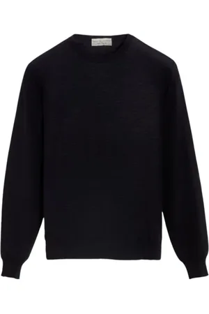 FILIPPO DE LAURENTIIS Round-neck Knitwear, male, , Size: 4XL Merino Wool Round Neck Sweater