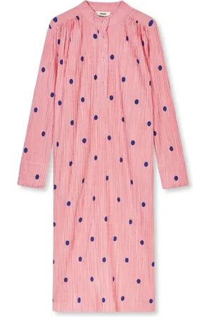 Mads Norgaard Midi Dresses, female, , Size: S Polka Dot Dress Eva 204294