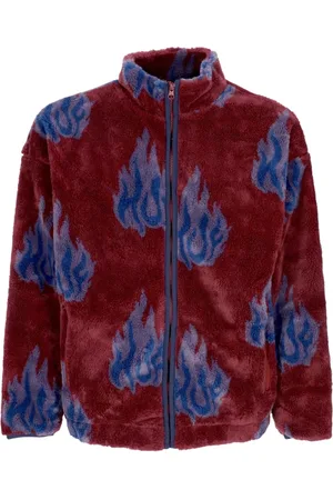 Huf Zip-throughs, male, , Size: S Sherpa Fleece Zip Jacket High Neck