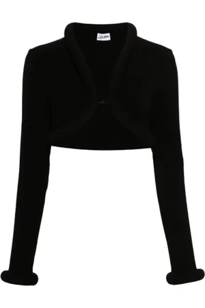 Jean Paul Gaultier Cardigans, female, , Size: S Viscose Cardigan with Foam Detail