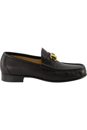 VALENTINO GARAVANI Loafers, male, , Size: 9 1/2 US Leather VLogo Signature Loafers