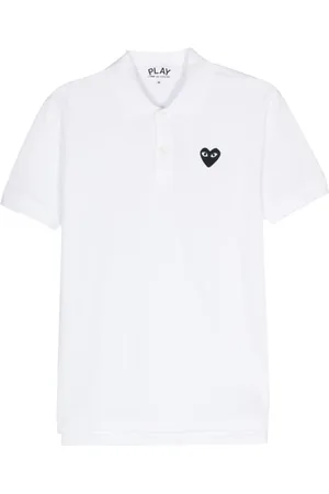 Comme des Garçons Polo Shirts, male, , Size: 2XL Piqué Weave Polo T-shirt
