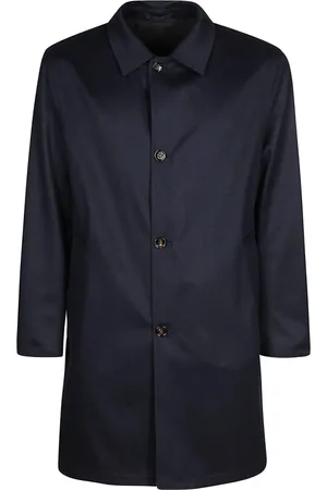 Kired Single-Breasted Coats, male, , Size: XL Elegant Shirt with Impeccable Cut