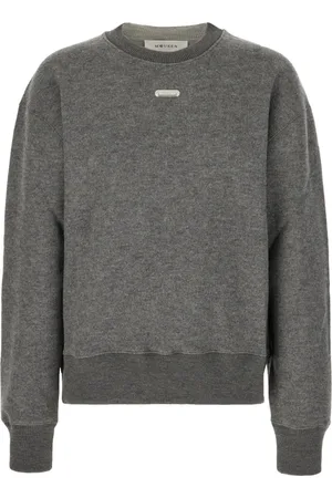 Alexander McQueen Round-neck Knitwear, male, , Size: XL Stylish Sweatshirts for a Trendy Look