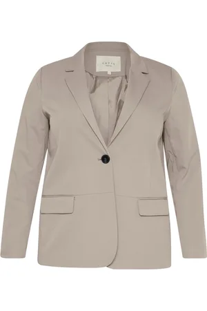 Kaffe Blazers, female, , Size: 4XL Elegant Blazer Jacket Elephant Skin Melange