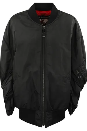 JUNYA WATANABE Bomber Jackets, female, , Size: XS Oversized Zip-Up Jacket with Gathered Sleeves