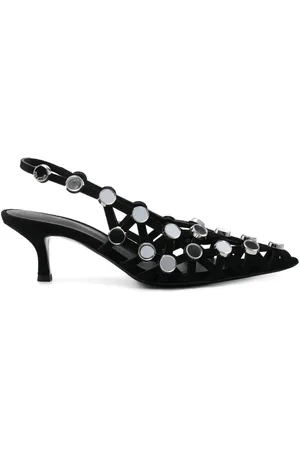 The Attico Pumps, female, , Size: 9 US Kitten Heel Pointed Toe Shoes