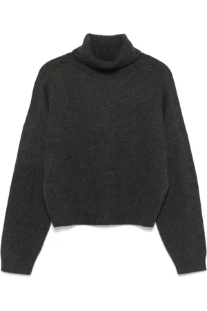 LE KASHA Turtlenecks, female, , Size: M Charcoal High Neck Sweater