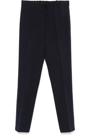 LE TRICOT PERUGIA Slim-fit Trousers, female, , Size: L Navy Casual Pants