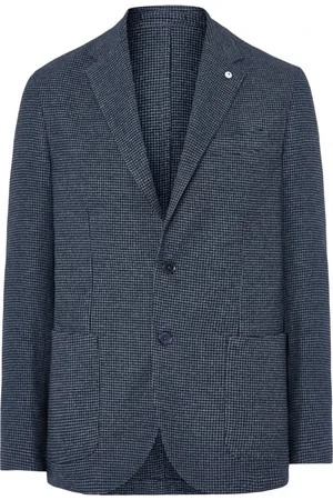 L.B.M. 1911 Blazers, male, , Size: 2XL and Grey Checkered Americana Jacket