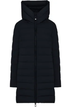 Duno Down Coats, female, , Size: 4XL Hooded Bi-Stretch Down Jacket