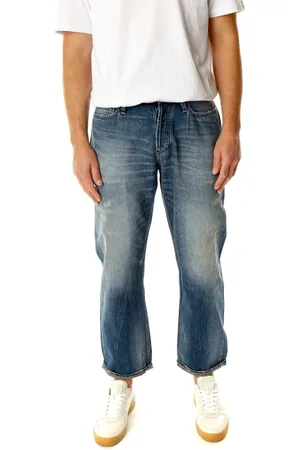 Denham Straight Jeans, male, , Size: W33 L34 Relaxed Fit Mid Waist Jeans