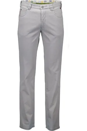 Meyer Slim-fit Trousers, male, , Size: S Grey Pants