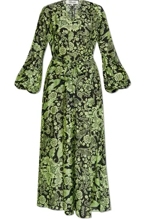 Diane von Furstenberg Maxi Dresses, female, , Size: L Dress with silk finish