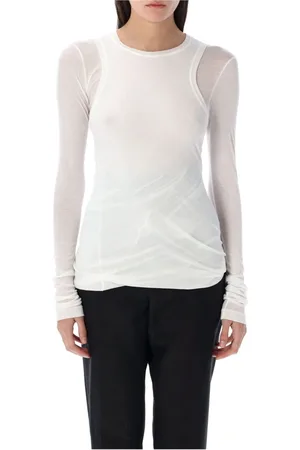 Jil Sander Long Sleeve Tops, female, , Size: S Double Long Sleeve T-Shirt
