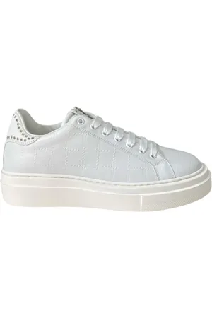 Paciotti Sneakers, male, , Size: 9 US Leather Sneaker with Dagger Print