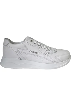 Paciotti Sneakers, male, , Size: 9 US Leather Sneaker with Dagger Print