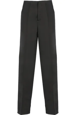 Serafini Straight Trousers, female, , Size: S Trousers with Front Slit Pockets