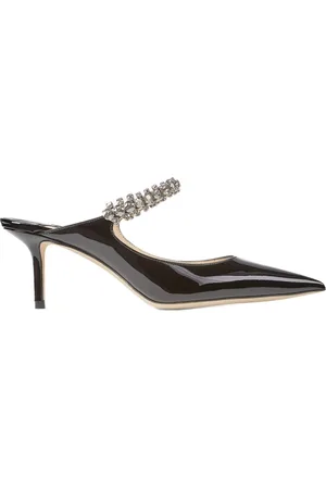Jimmy Choo Heeled Mules, female, , Size: 6 1/2 US Crystal-embellished Sandals